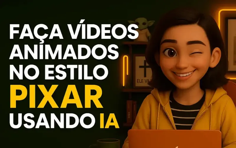 Minicurso - Faça Vídeos Animados no Estilo Pixar Usando IA